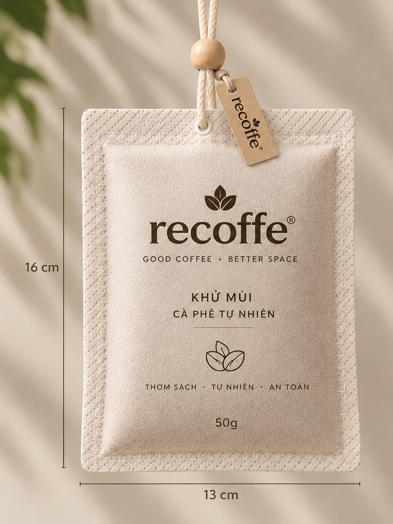 Túi khử mùi cà phê tự nhiên Recoffe - Ảnh 2