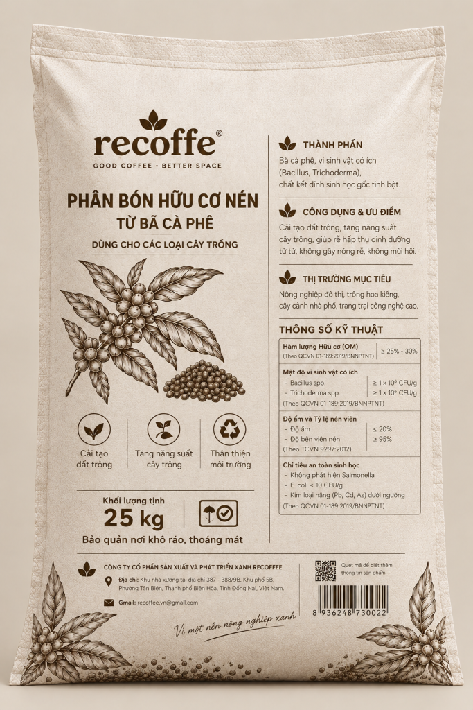 Phân bón hữu cơ sinh học dạng nén viên Pellet